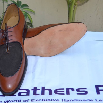 Handmade patina Leather dress Shoes For Men