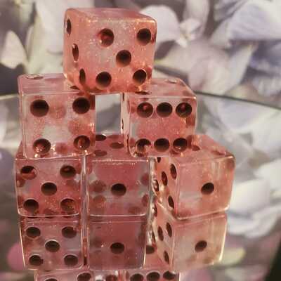 Cherry blossom drop d6 set