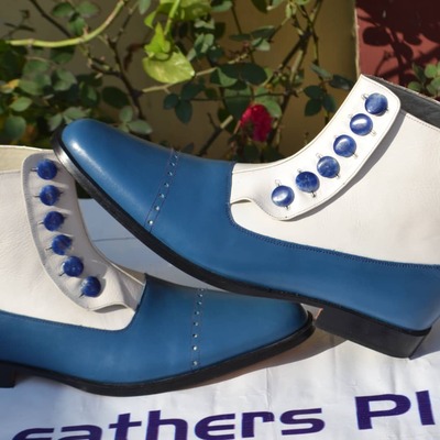  genuine crafted  leather winter long boots