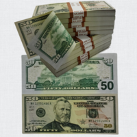 Prop Money 300 Pieces Different Kinds ( $100 + $20 + $10) for Movie set,education double sided,full print - Thumbnail 4