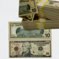 Replica money 300 Pieces Mixed ( $100+$50+$20 ) Double sided.Full print prop dollar, for enjoy gift,education,video - Thumbnail 4