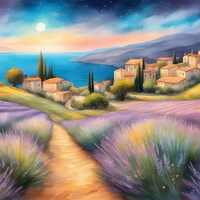 French Village Cross Stitch Pattern - Thumbnail 3