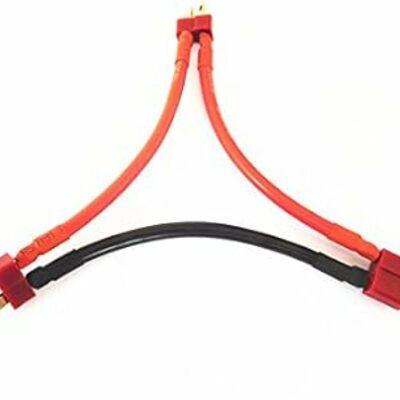 Deans series battery connector cable w/12awg silicone wire