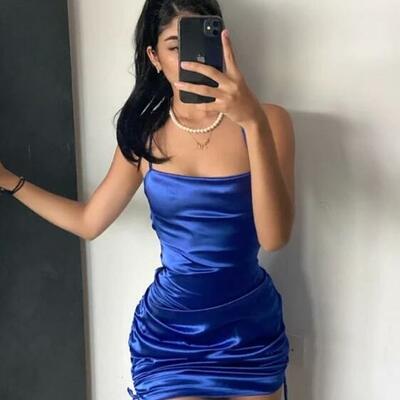Sexy blue short prom dress,cocktail dresses