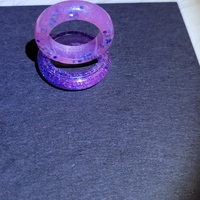 Faceted resin rings lightweight and colorful - Thumbnail 3