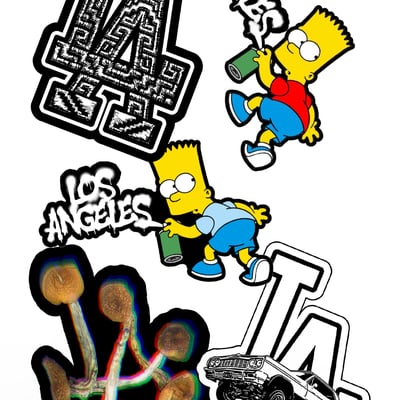 La streets sticker pack