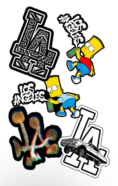 LA STREETS sticker pack