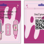 all the pink things <3 glittery acrylic keychain blind bag-3