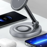 Three-in-one Wireless Charger For iPhone Android Airpods ICD10 - Thumbnail 4