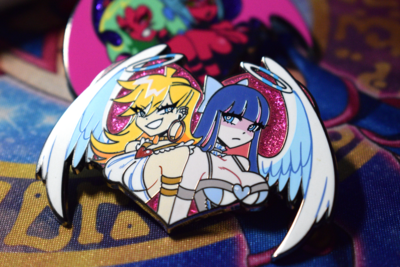Angel Sisters Enamel Pin