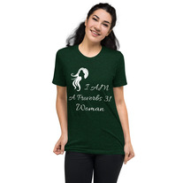 "I Am a Proverbs 31 Woman" Short sleeve t-shirt - Silhouette Design