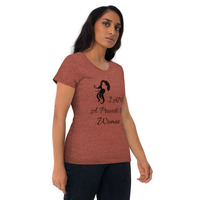"I Am a Proverbs 31 Woman" Short sleeve t-shirt - Silhouette Design - Thumbnail 4