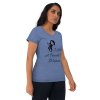 "I Am a Proverbs 31 Woman" Short sleeve t-shirt - Silhouette Design - Thumbnail 7