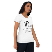 "I Am a Proverbs 31 Woman" Short sleeve t-shirt - Silhouette Design - Thumbnail 13