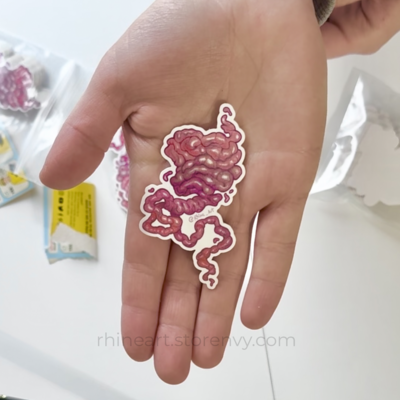 Vampire valentine sticker set