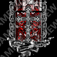 REQUIEM AETERNAM FullPrint BEACH BAG - Thumbnail 1