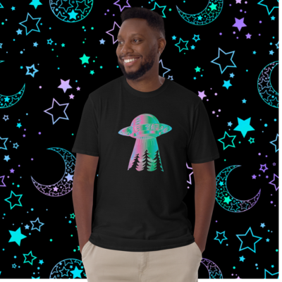 Trippy Spaceship Unisex T-Shirt