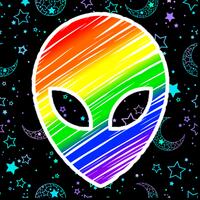 Pride Alien Sticker - Thumbnail 2