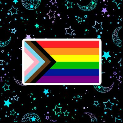Pride flag sticker