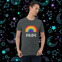 Pixel Rainbow Unisex T-Shirt - Thumbnail 1