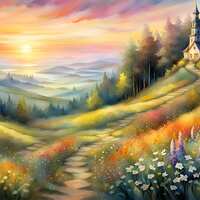 Meadow Cross Stitch Pattern - Thumbnail 3