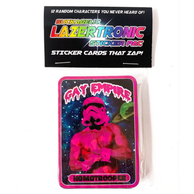 Suckadelic lasertronic sticker packs