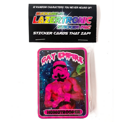 Suckadelic lasertronic sticker packs
