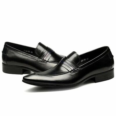New Handmade Men's High Quality Genuine Leather Black Dress Shoes