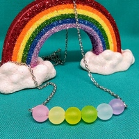 Pastel Rainbow Necklace - Thumbnail 1