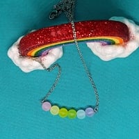 Pastel Rainbow Necklace - Thumbnail 2
