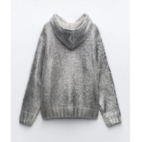 Metallic Ribbed Sweaters Womens - Thumbnail 6