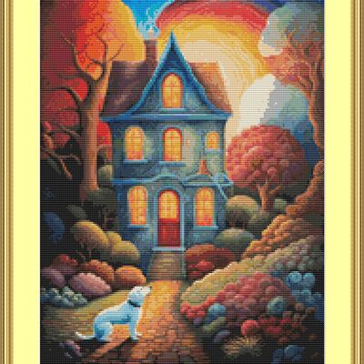 Welcome cross stitch pattern