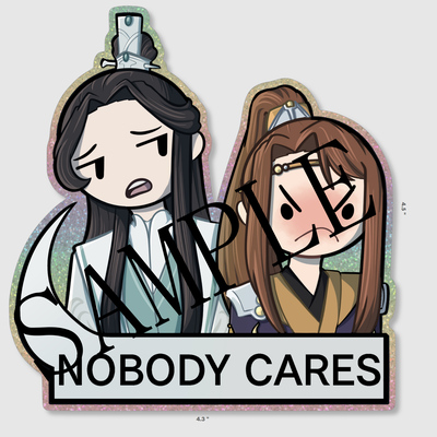 Wind master large die cut sticker 2 glitter