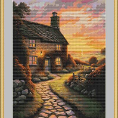 Twilight cross stitch pattern