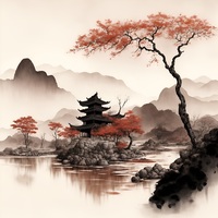 Temple Cross Stitch Pattern - Thumbnail 2