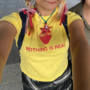 NOTHING IS REAL BABY TEE-2