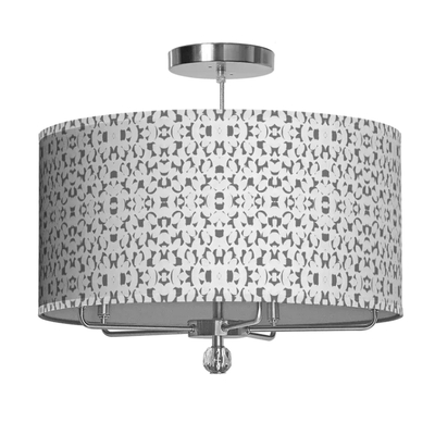 Albany drum chandlelier - albany-sanddolalr-grey - Thumbnail 5