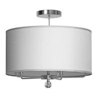 ALBANY DRUM CHANDLELIER - ALBANY-SANDDOLALR-GREY - Thumbnail 1