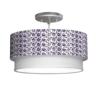 HOLLYWOOD TIERED DRUM PENDANT - HOLLYWOOD18-SCRIBBLES