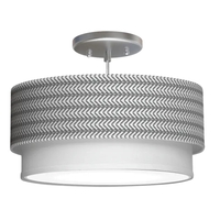 HOLLYWOOD TIERED DRUM PENDANT - HOLLYWOOD18-SCRIBBLES - Thumbnail 2