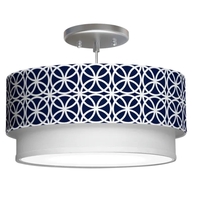 HOLLYWOOD TIERED DRUM PENDANT - HOLLYWOOD18-SCRIBBLES - Thumbnail 4