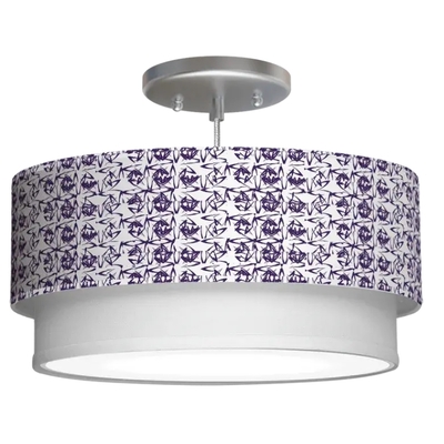 Hollywood tiered drum pendant - hollywood18-scribbles