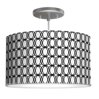 Chicago Drum Pendant - SBC-CHICAGO18-SANDOLLAR_YELLOW - Thumbnail 3