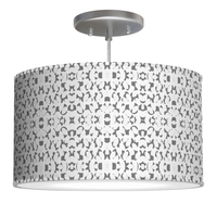 Chicago Drum Pendant - SBC-CHICAGO18-SANDOLLAR_YELLOW - Thumbnail 7