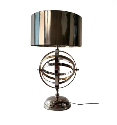 Aluminum Armillary Globe Table Lamp - AK051