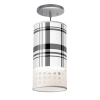 Austin Pendant Light - SBC-AUSTIN-PLAID_BLACK - Thumbnail 1