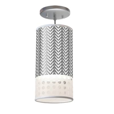 Austin pendant light - sbc-austin-plaid black