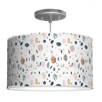 CHICAGO DRUM PENDANT LIGHT - CHICAGO18-BLACKPLAID - Thumbnail 3