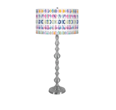 Nashville Buffet Lamp - Silver Base - SBC-NASHVILLE-NICKEL-POPSHOP