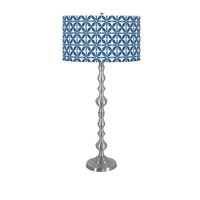 Nashville Buffet Lamp - Silver Base - SBC-NASHVILLE-NICKEL-POPSHOP - Thumbnail 1